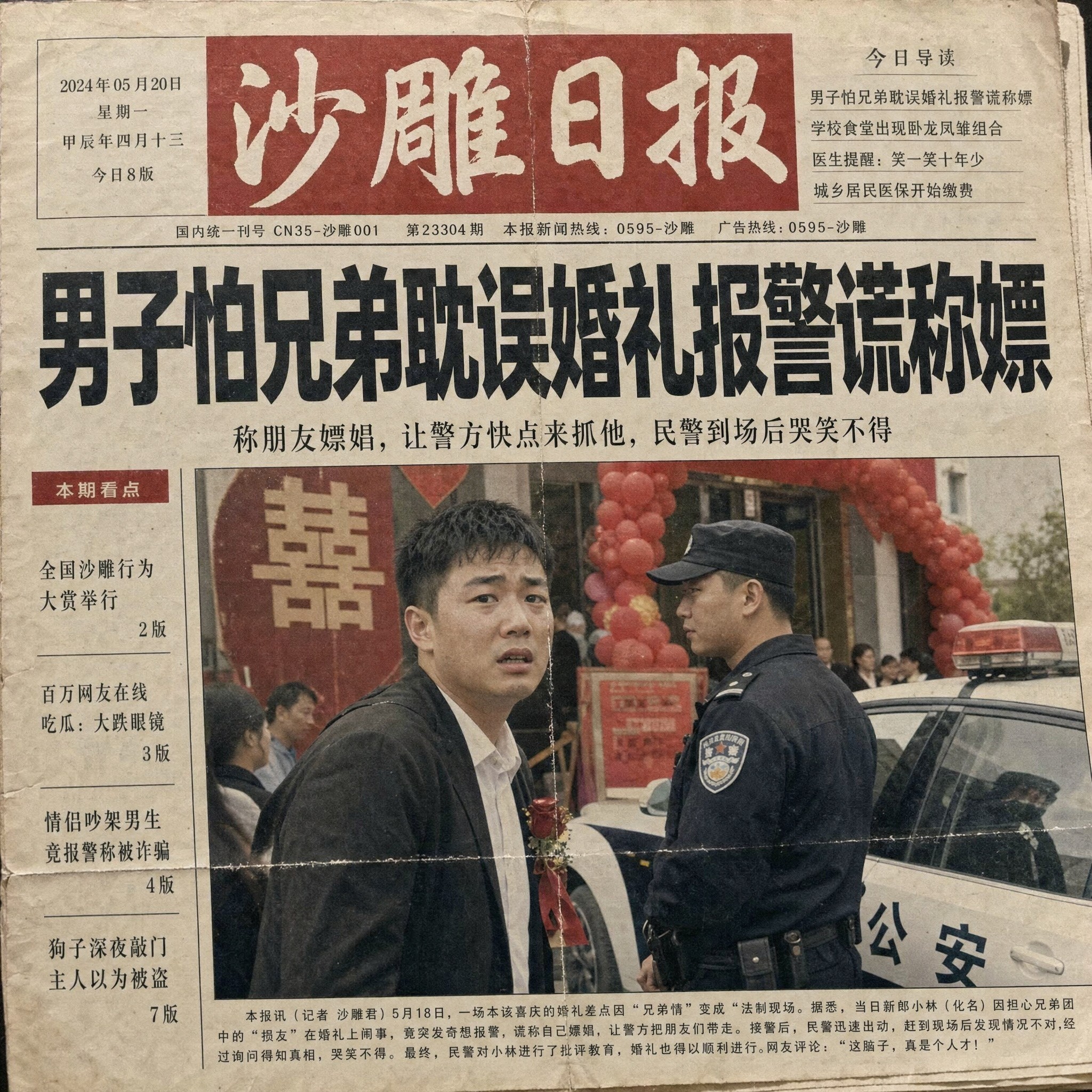 #18 报纸头条