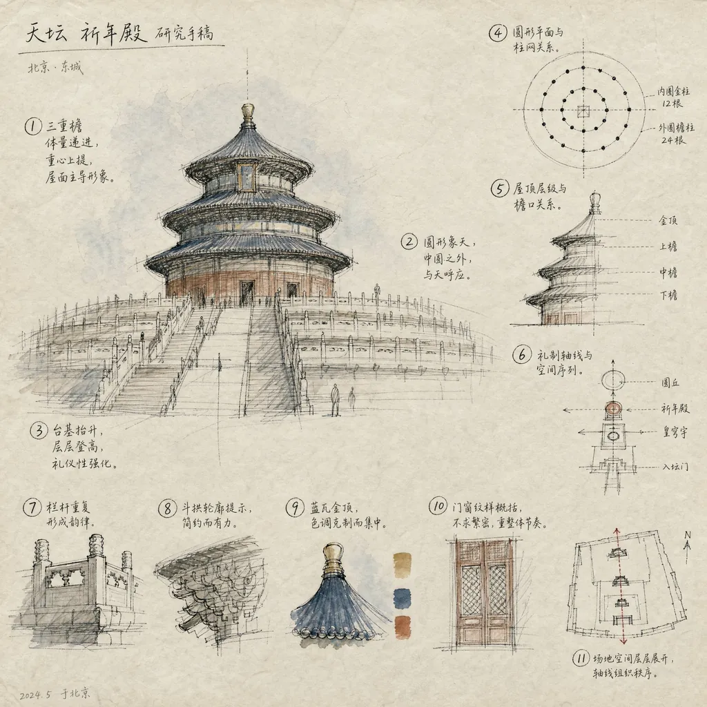 #14 建筑速写知识图