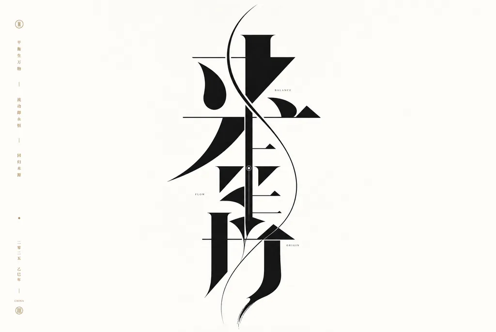 #87 字骨游线·宋体创新字体设计